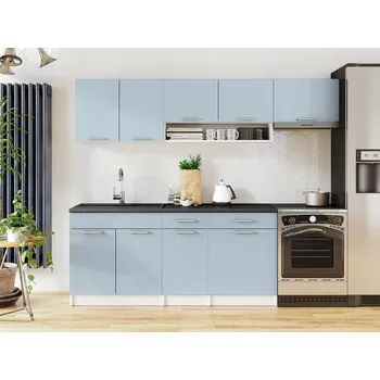 Kuchyňská linka Kuchyňská linka VIVIEN 240cm - Denim