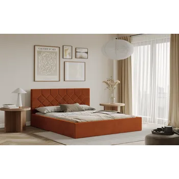 Postel Postel MARSALA 140x200 měděná s úložným prostorem