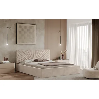 Postel Postel BACOLI 120x200 béžová s úložným prostorem