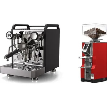 Příprava kávy Rocket Espresso Mozzafiato FAST R, black + Eureka Mignon Libra,…