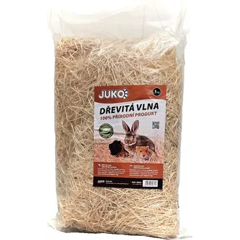 Podestýlka pro hlodavce Dřevitá vlna JUKO 1 kg