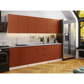 Kuchyňská skříňka Kuchyňská linka PEREA 260cm Brick