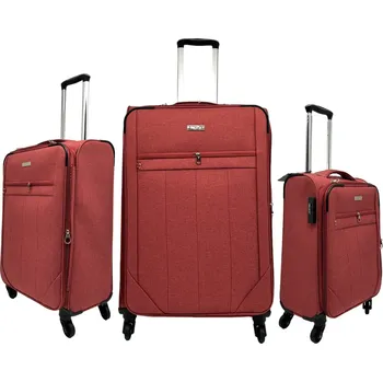 Lehké Cestovní kufry ORLACS sada 3ks kód:888 Barva: Red