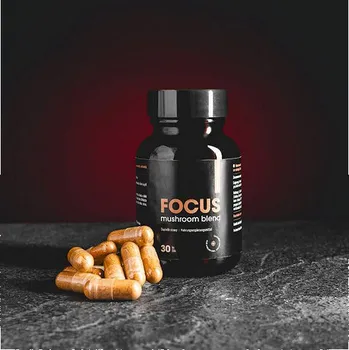 Přírodní produkt Focus Mushroom blend 30 kapslí