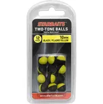 STARBAITS Pěnové kuličky Two Tones Balls Black Fluoro Yellow 12pcs 10mm (STARBAITS Two Tones Balls Black Fluoro Yellow 12pcs 10mm)