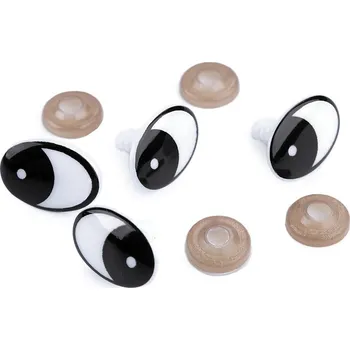 Stoklasa 800103 oči s pojistkou 16 x 21 mm 4 ks