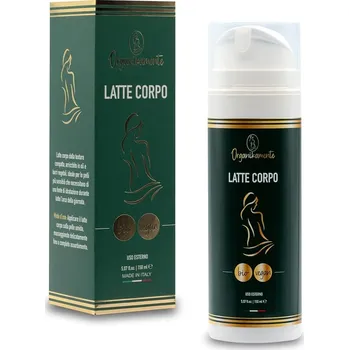 Tělové mléko OrganiKamente hydratační krém na tělo a obličej s olivovým olejem, bambuckým máslem, vitamínem E a aloe vera 150ml