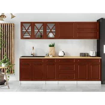 Kuchyňská linka Kuchyňská linka TURID 260cm - Brick