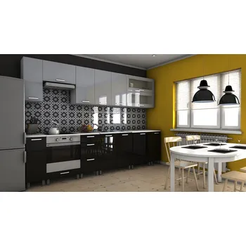 Kuchyňská linka BIOKO reling 300 cm