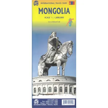 ITMB Publishing mapa Mongolia 1:1,785 mil. ITM