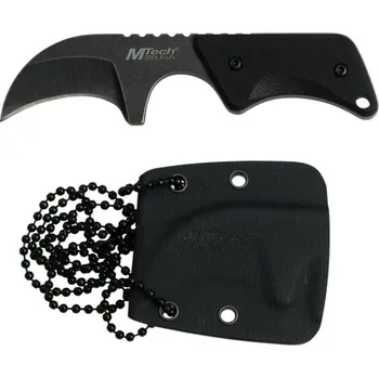 Bojový nůž Nůž MTech MT674 Neck s kydexovým pouzdrem a závěsem na krk