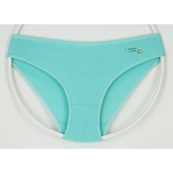 Kalhotky ELEVEK Bavlněné kalhotky vzor K114 Velikost: XXL, Barva: pistáciová