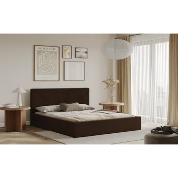 Postel Postel PADWA 140x200 hnědá s úložným prostorem