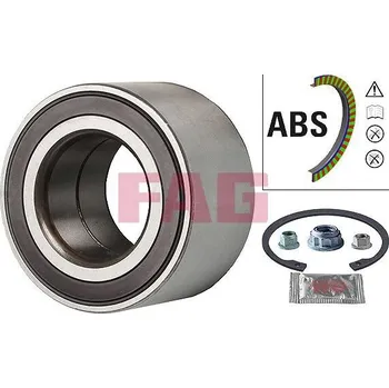 Ložisko předního kola CITIGO, FAG 713610950, pro CITIGO, 1,0, 55 kW (CHYB). Typové číslo: 713610950,713610950,713610950, 1S0498625, 1S0498625A, 1S0407625, b61