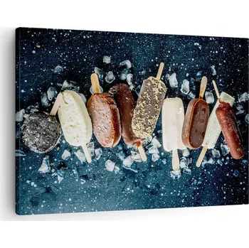 Obraz Obraz na plátně do obýváku ložnice 70x50 zmrzlina foto obrazy na zeď canvas