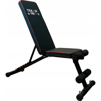 Posilovací lavice TRÉNINKOVÁ LAVICE 2v1 - ROVNÁ / ŠIKMÁ - NA CVIČENÍ - TEKAN - NASTAVITELNÁ