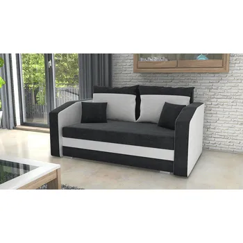 Pohovka Pohovka FABIO 2 černo-bílá