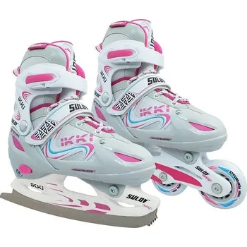 Sport Sulov® Dívčí brusle 2v1 SULOV® IKKI GIRL Brusle velikost: M