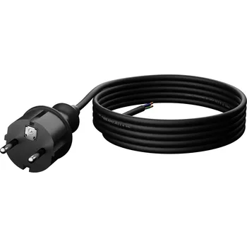 elektrický kabel Flexo šnůra 3x1 H05RR 3m černá IP44