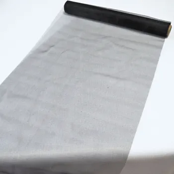 Dekorační organza - černá