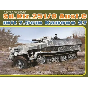 Plastikový model Model Kit military 6225 - Sd.Kfz.251/9 Ausf.C EARLY PRODUCTION (1:35)