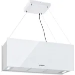 Klarstein Kronleuchter 38cm 521.4 m³/h Ostrůvková Digestoř Bílý (10034523)