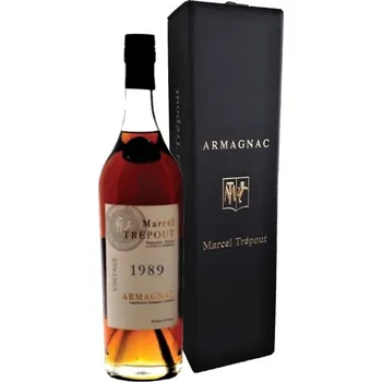 Víno Archivní alkohol 1989 Armagnac Vintage v dárkové krabičce, Marcel Trepout, 0,70l Marcel Trépout