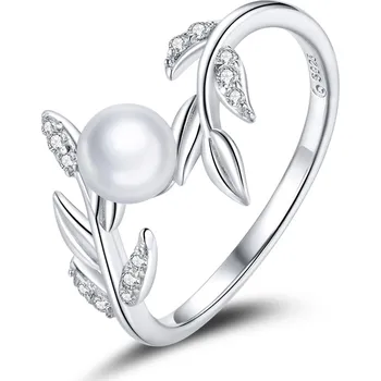Prsten Olivie Stříbrný prsten VĚTVIČKA S PERLOU 5132 Velikost prstenů: 8 (EU: 57-58) Ag 925; ≤1,7 g.