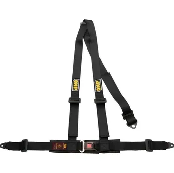 Sedací souprava 3 bodové bezpečnostní pásy OMP ROAD 3 ECE 16-08, černá