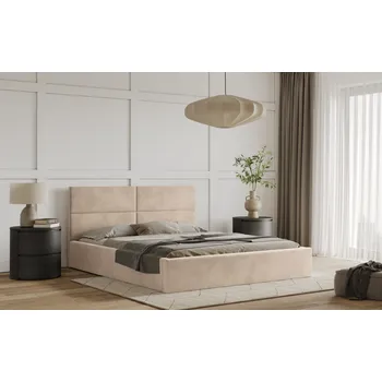 Postel Postel WASTO 120x200 béžová s úložným prostorem