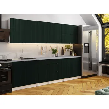 Kuchyňská skříňka Kuchyňská linka PEREA 260cm Green