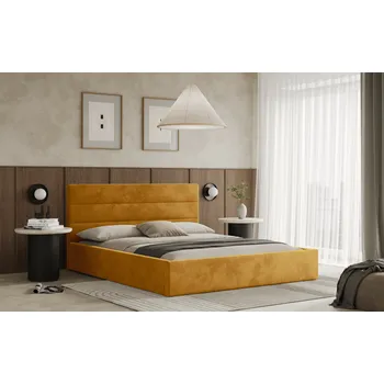 Postel Postel LIVO 120x200 zlatá s úložným prostorem