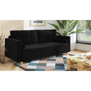 Pohovka Pohovka RUBEN černá - DREAM VELVET 202.12