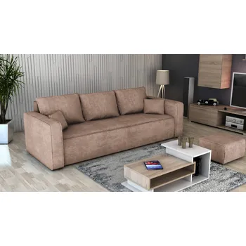 Pohovka Pohovka FIRE - hnědá - manšestr - LINCOLN 17