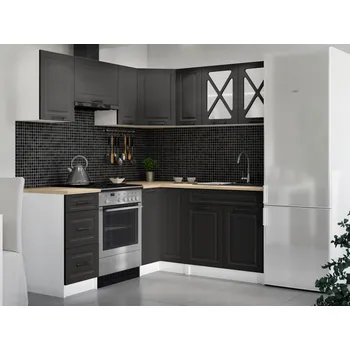 Kuchyňská linka Rohová kuchyňská linka ASTRID 190x170cm - Grafit