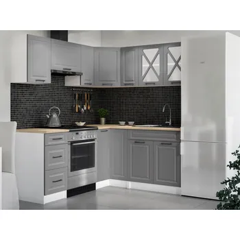 Kuchyňská linka Rohová kuchyňská linka ASTRID 190x170cm - Popel