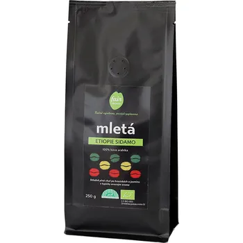 Káva Fairobchod Bio mletá káva Etiopie Sidamo, 250 g