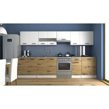 Kuchyňská linka Kuchyňská linka LUIZA III 320x260 - Bílá + artisan