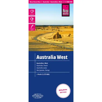 Reise Know-How Verlag mapa Australien west 1:1,8 mil voděodolná