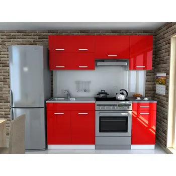 Kuchyňská linka Kuchyňská linka DOMINIKA lesk 180/120