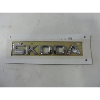Karosérie Nápis "ŠKODA", ORIGINAL, pro nepouzivat, 1,6 D, 77 kW (CAYC). Typové číslo: 3V0853687,3V0853687,3V0853687 2ZZ