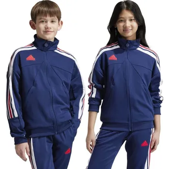 Chlapecká bunda adidas House of Tiro Nations Pack Track Top Juniors Navy 11-12 Years