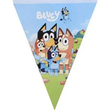 Party dekorace Párty vlaječky Bluey Cakesicq