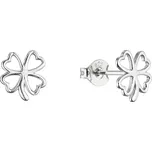 Stříbrné náušnice čtyřlístky 61064