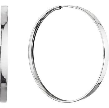 Náušnice stříbrné náušnice velké kruhy 61069 Stříbrné