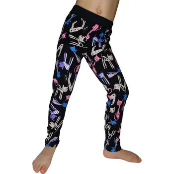 Dívčí legíny Dívčí zateplené legíny Kugo YL1092 tmavě modré