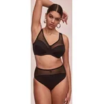 Podprsenka s průsvitnými lemy Alles Havana M Velikost: 85G, Barva: Černá