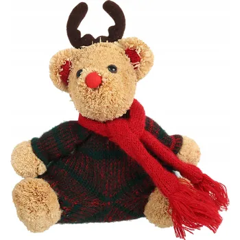 Vánoce VÁNOČNÍ SOB Z PILINY V OBLEČENÍ 22 CM VÁNOČNÍ OZDOBA