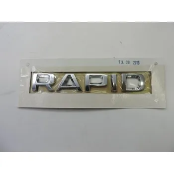 Karosérie Nápis RAPID, ORIGINAL, pro RAPID, NH. Typové číslo: 5JA853687A 2ZZ,5JA853687A 2ZZ,5JA853687A 2ZZ