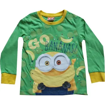 Chlapecké tričko xcena Minions trička bavlněné zelené Velikost: 4 roky